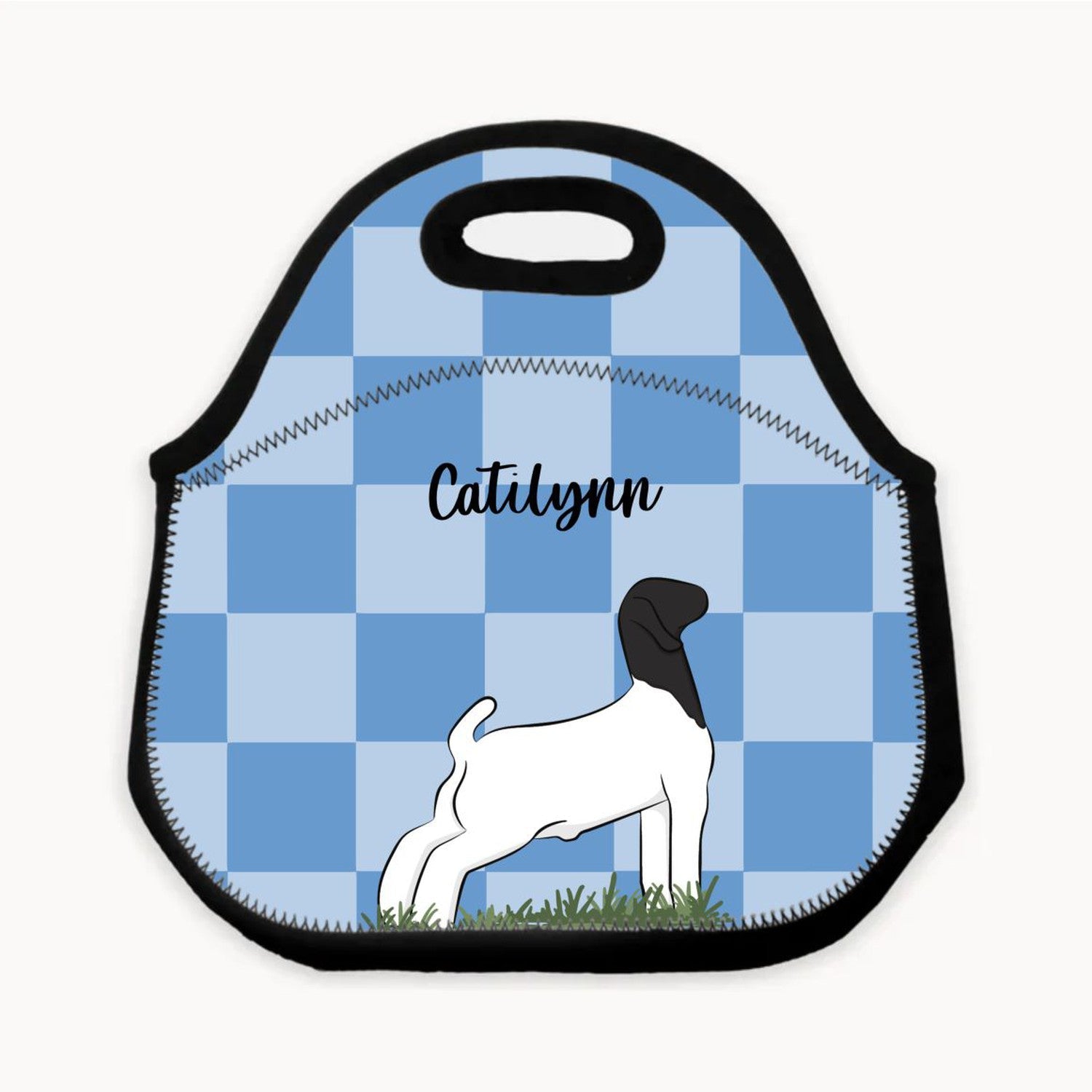 Custom Made Lunch Bag - Signature Patterns Stock Show Livestock - Livestock &amp; Co. Boutique